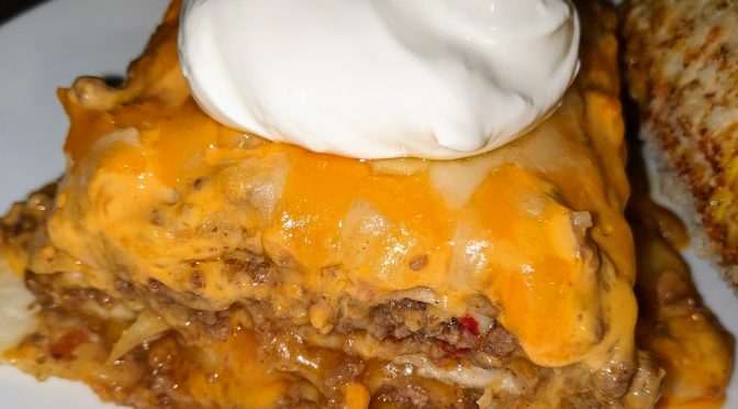 Mile high Taco pie
