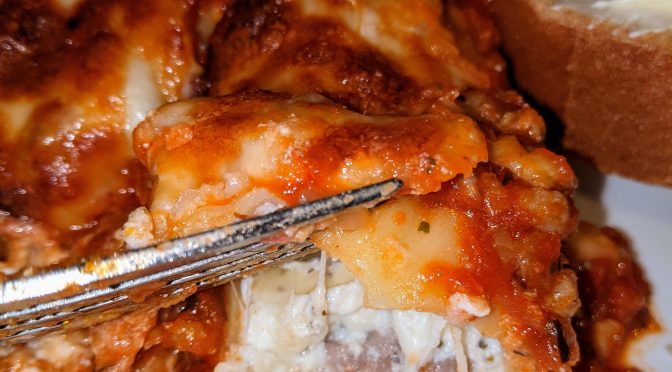 meat and cheese manicotti