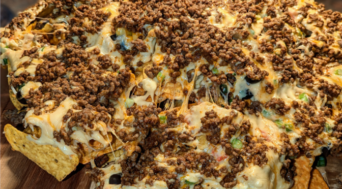 Trash can nachos